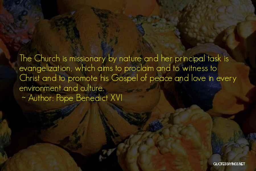 Evangelization Quotes By Pope Benedict XVI