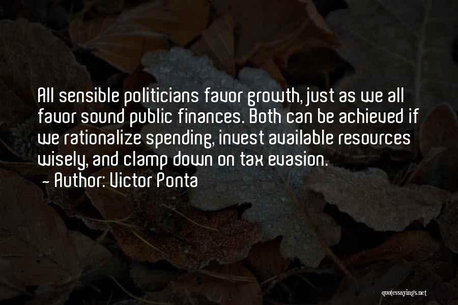 Evasion Quotes By Victor Ponta