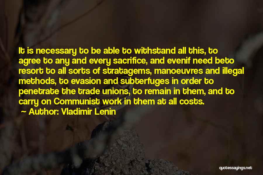 Evasion Quotes By Vladimir Lenin