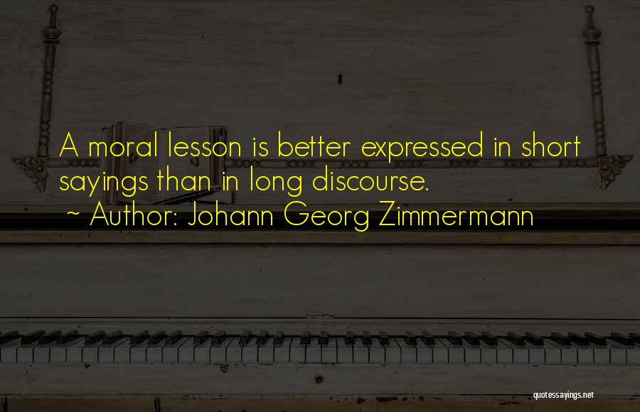 Evasioner Quotes By Johann Georg Zimmermann