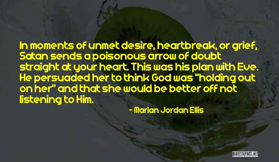 Eve And Temptation Quotes By Marian Jordan Ellis