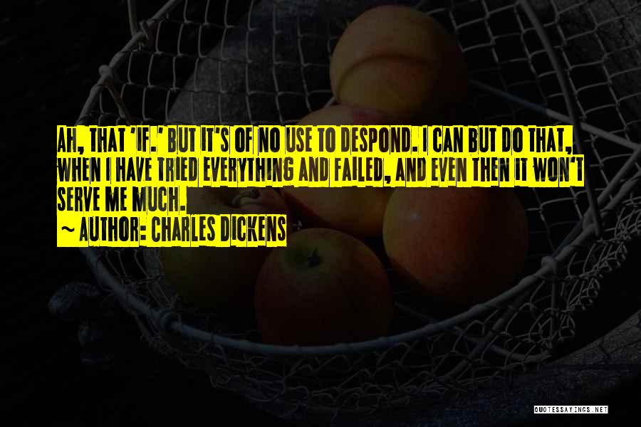 Even If I Failed Quotes By Charles Dickens