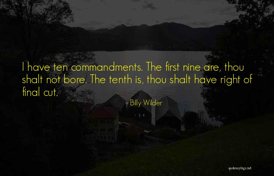 Even Plocek Quotes By Billy Wilder Even Plocek Quotes By Billy Wilder