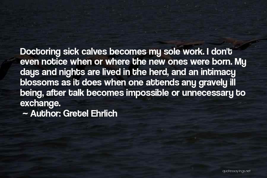 Even When I'm Sick Quotes By Gretel Ehrlich