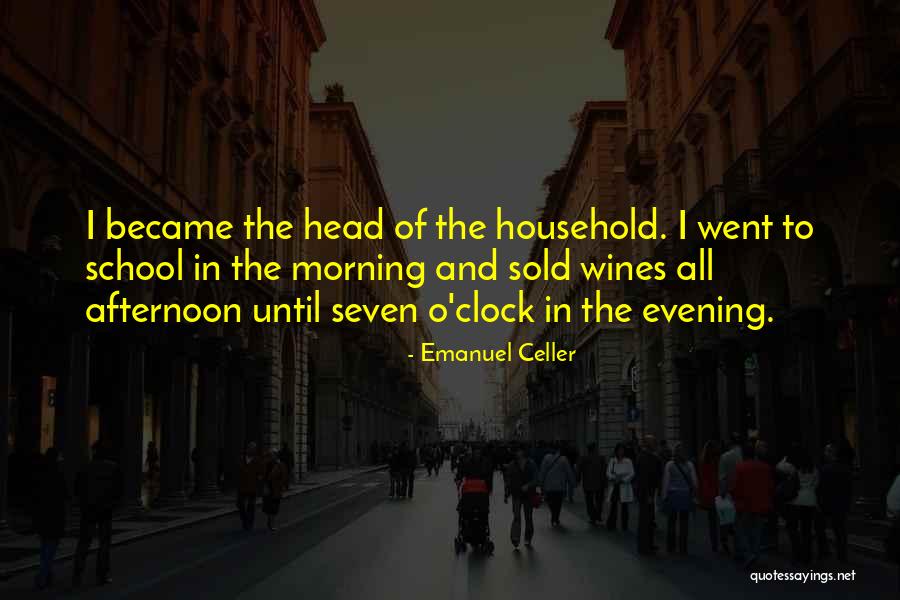 Evening And Afternoon Quotes By Emanuel Celler Evening And Afternoon Quotes By Emanuel Celler