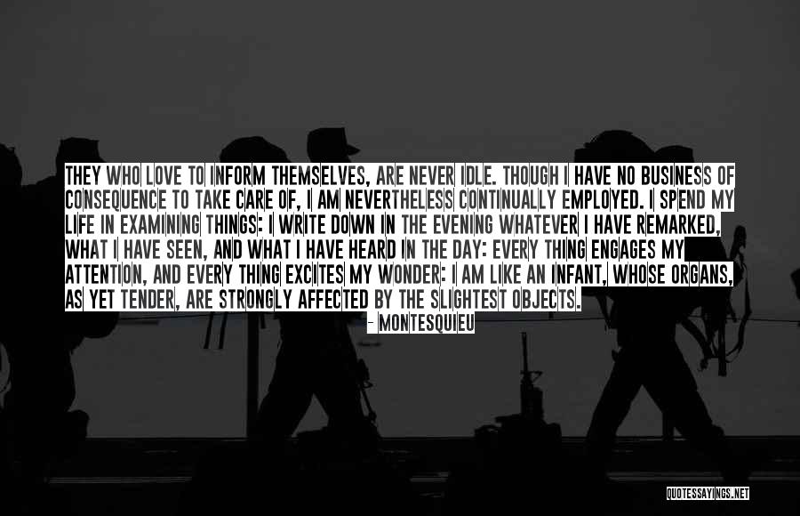 Evening And Love Quotes By Montesquieu Evening And Love Quotes By Montesquieu