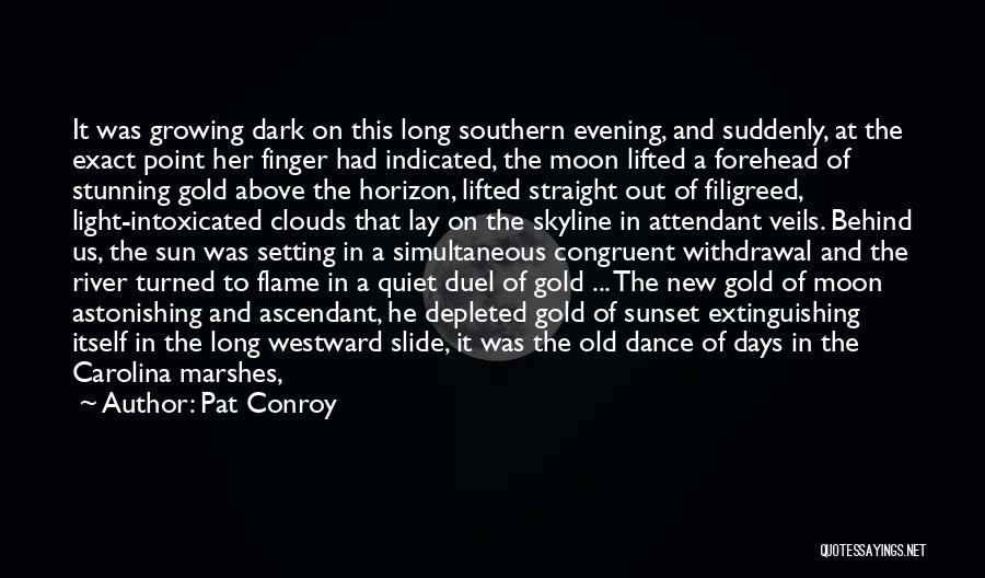 Evening Beauty Quotes By Pat Conroy