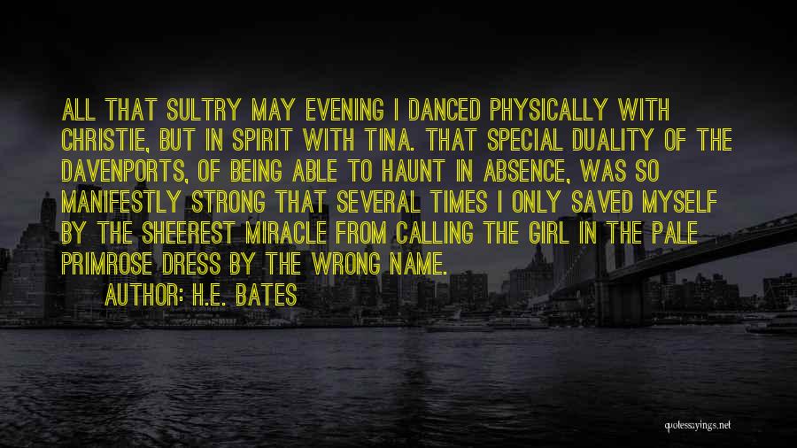 Evening Dress Quotes By H.E. Bates