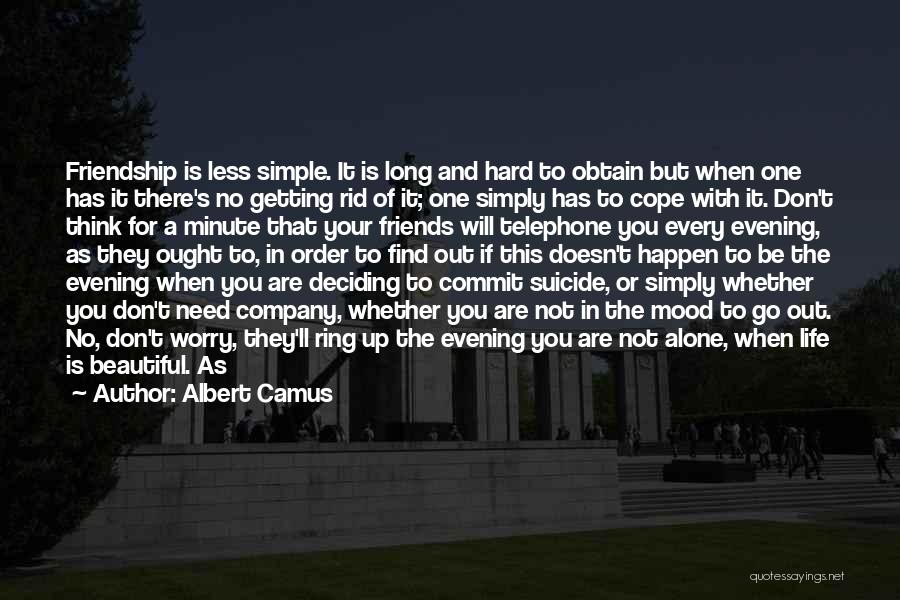 Evening Quotes By Albert Camus