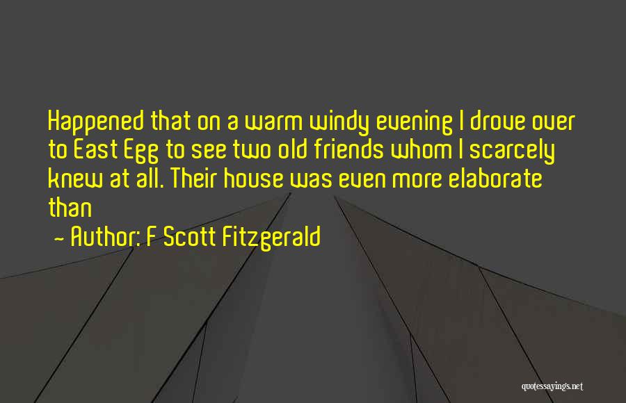 Evening Quotes By F Scott Fitzgerald