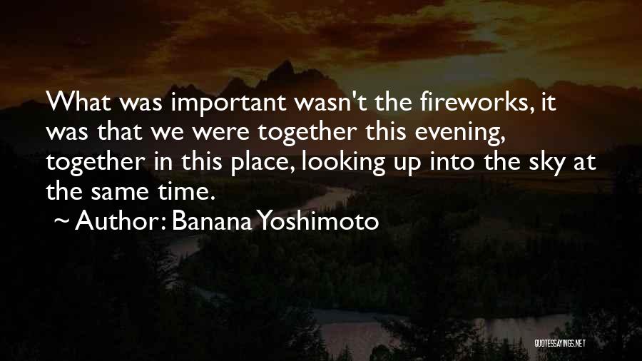 Evening Sky Quotes By Banana Yoshimoto