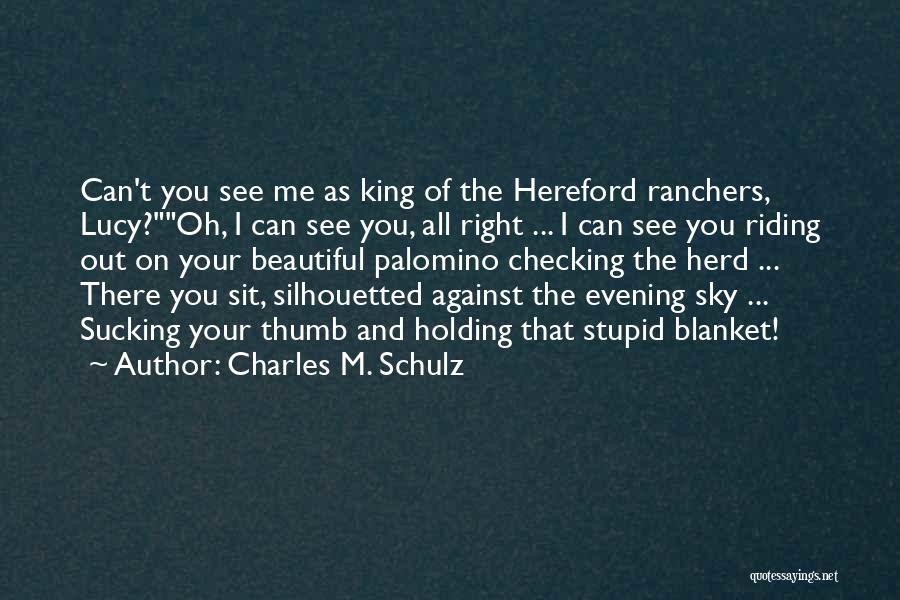 Evening Sky Quotes By Charles M. Schulz