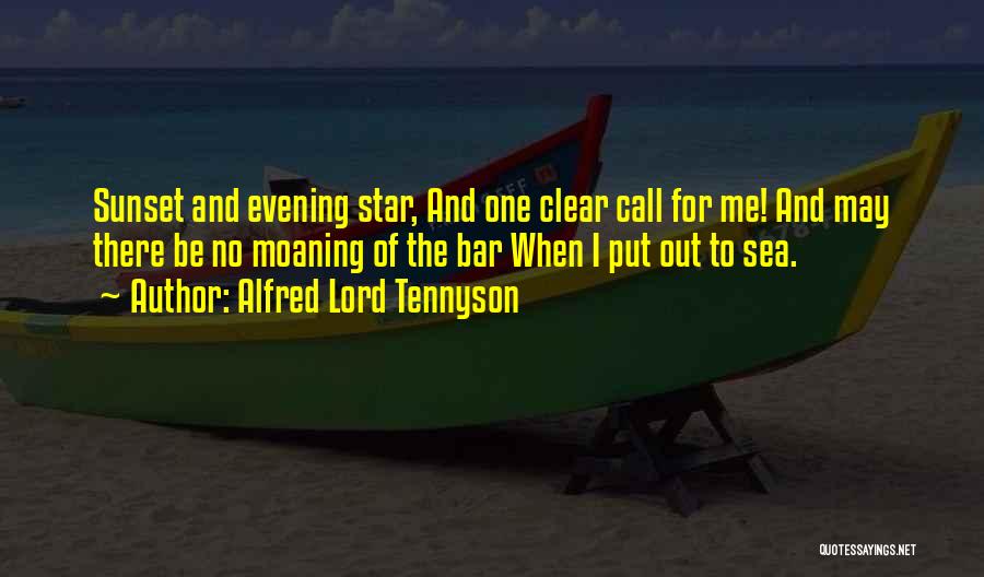 Evening Sunset Quotes By Alfred Lord Tennyson