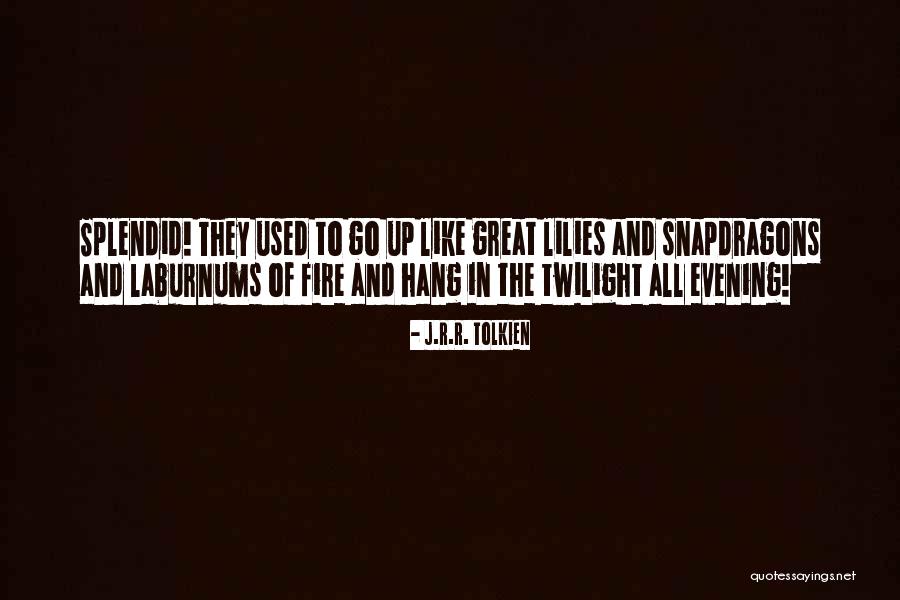 Evening Twilight Quotes By J.R.R. Tolkien Evening Twilight Quotes By J.R.R. Tolkien