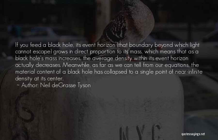 Event Horizon Quotes By Neil DeGrasse Tyson