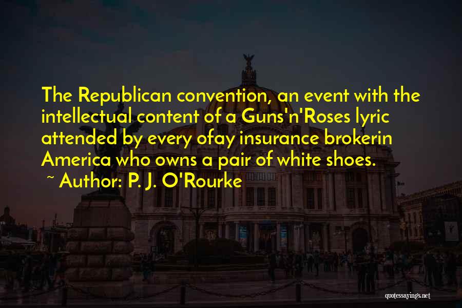 Event Insurance Quotes By P. J. O'Rourke
