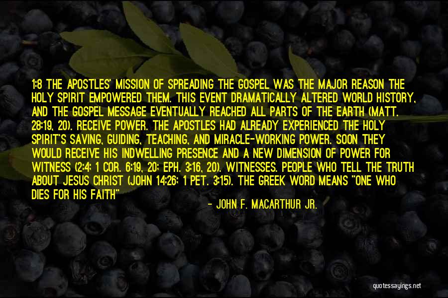 Event When The Holy Spirit Quotes By John F. MacArthur Jr. Event When The Holy Spirit Quotes By John F. MacArthur Jr.