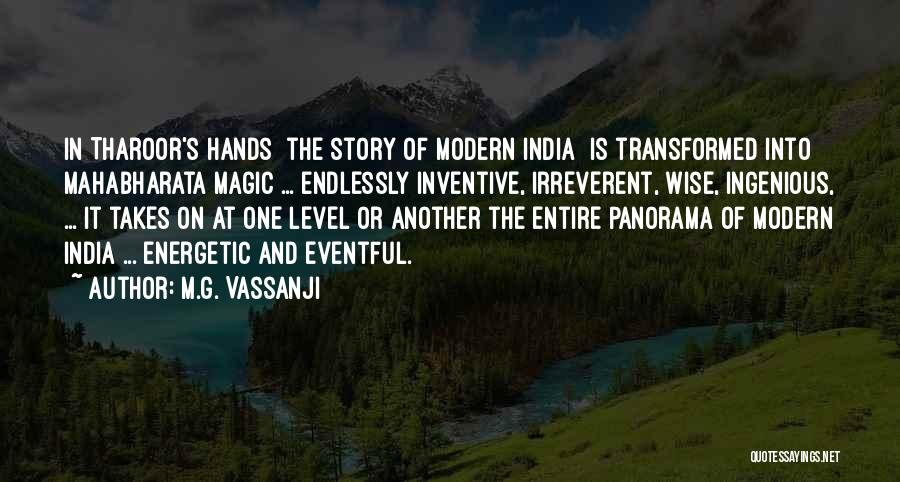 Eventful Quotes By M.G. Vassanji