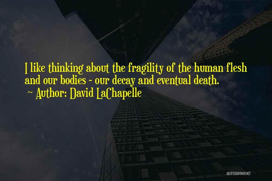 Eventual Death Quotes By David LaChapelle