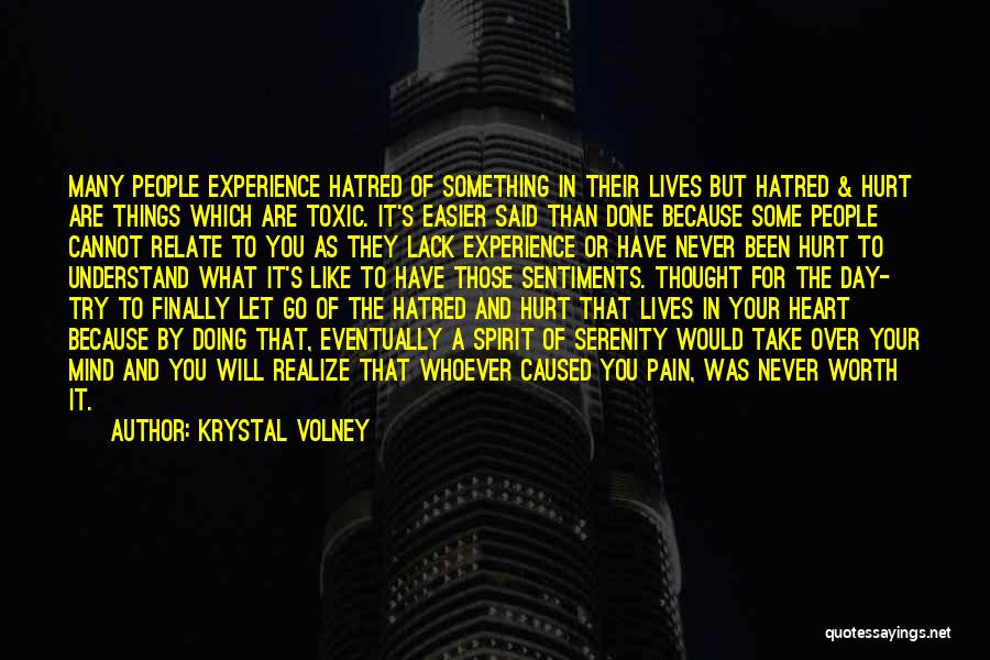 Eventually You'll Realize Quotes By Krystal Volney