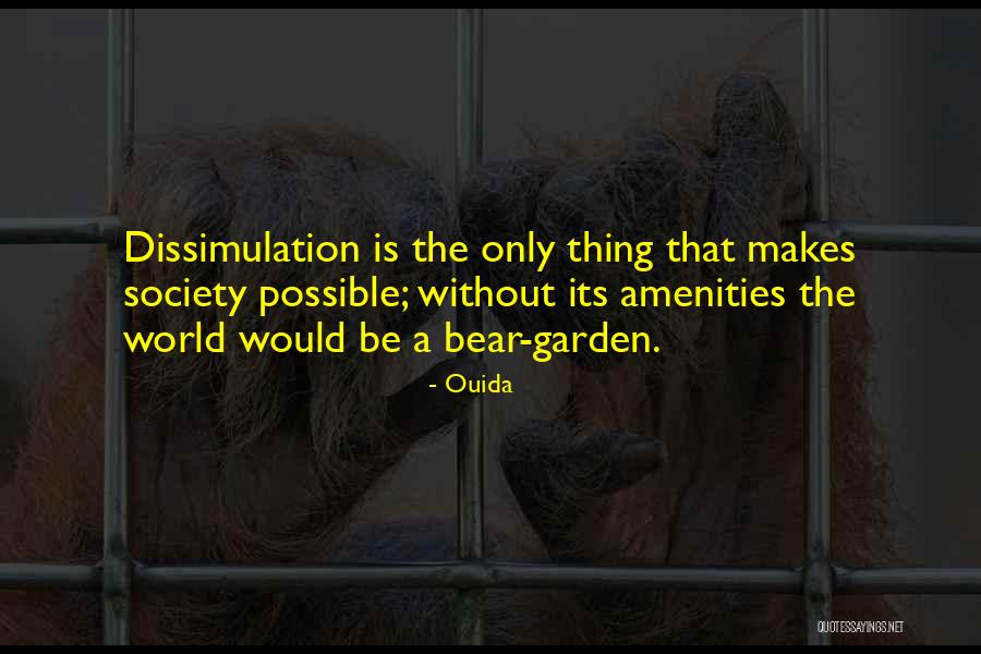 Ever Amenities Quotes By Ouida Ever Amenities Quotes By Ouida