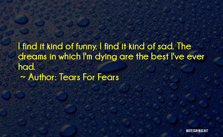 Ever Best Funny Quotes By Tears For Fears