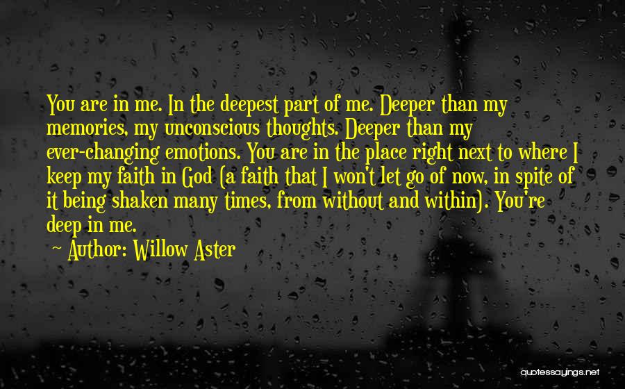 Ever Changing Times Quotes By Willow Aster