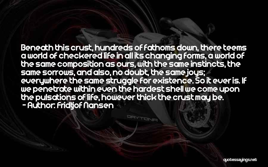Ever Changing World Quotes By Fridtjof Nansen