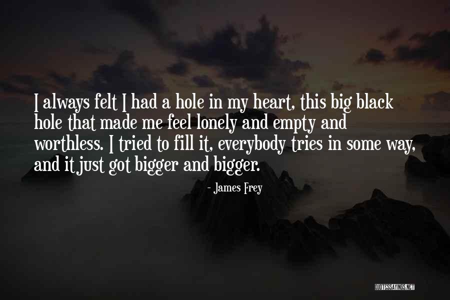 Ever Felt So Lonely Quotes By James Frey