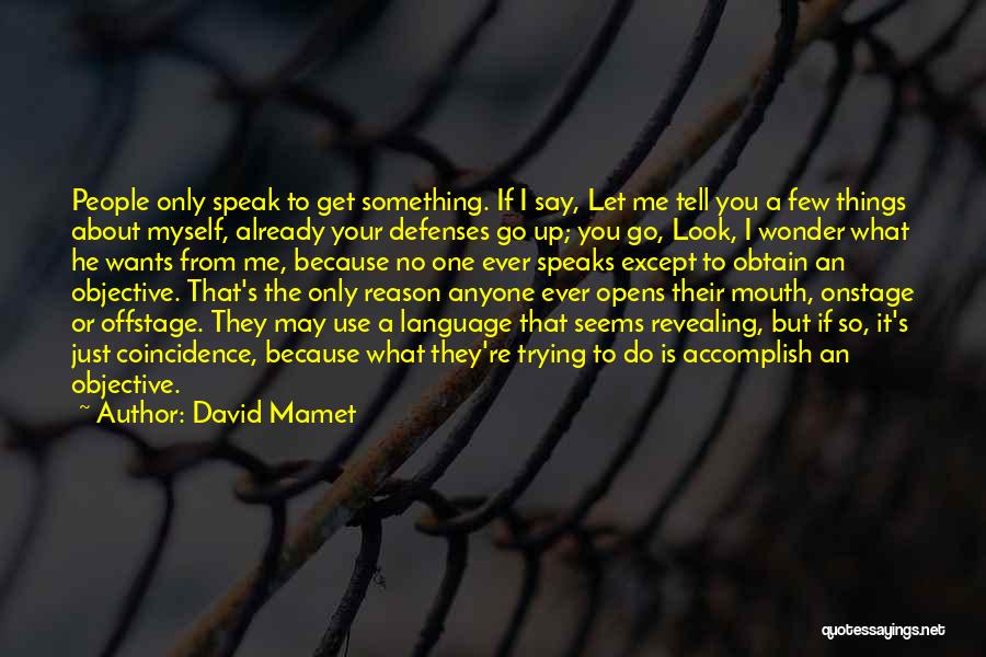 Ever Wonder Quotes By David Mamet