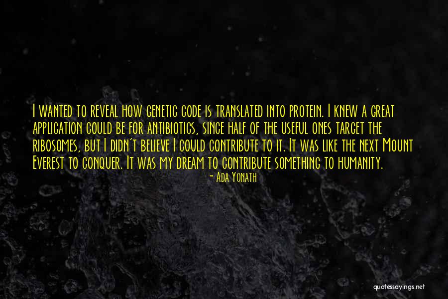 Everest Quotes By Ada Yonath Everest Quotes By Ada Yonath