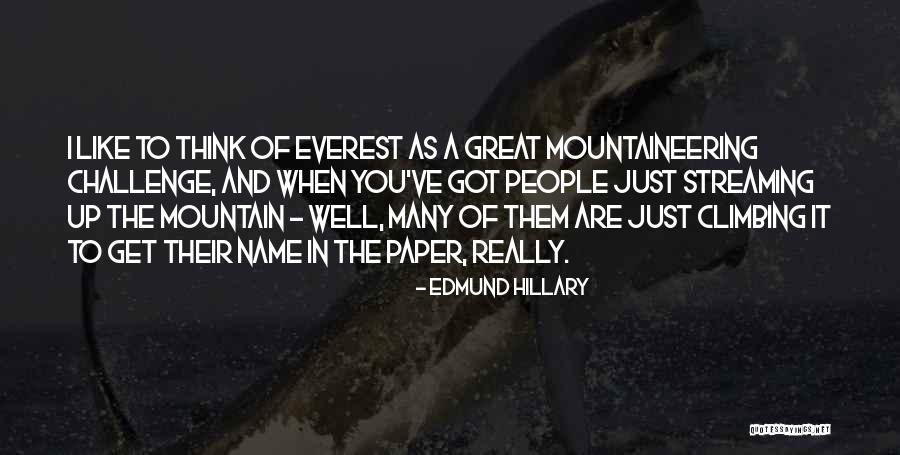 Everest Quotes By Edmund Hillary