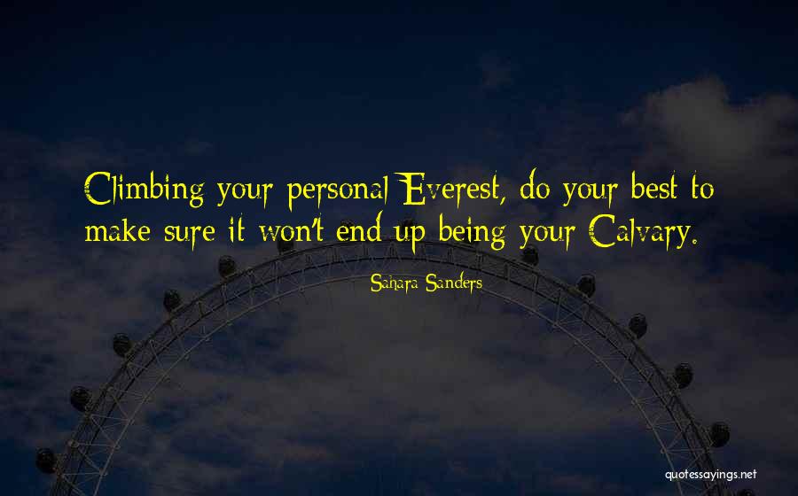 Everest Quotes By Sahara Sanders