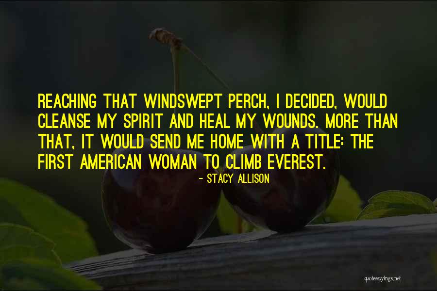 Everest Quotes By Stacy Allison Everest Quotes By Stacy Allison