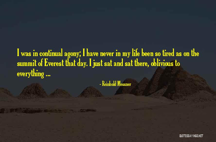 Everest Summit Quotes By Reinhold Messner