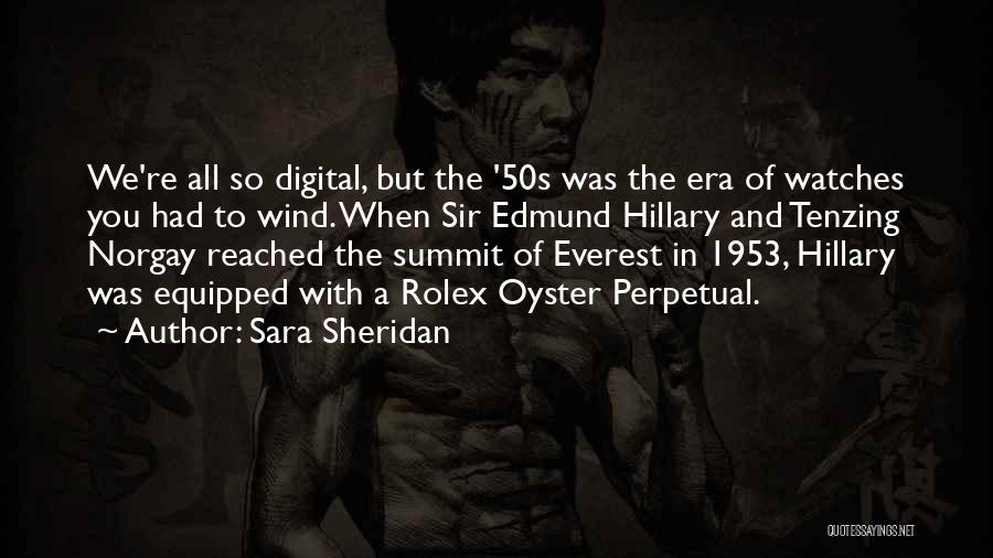 Everest Summit Quotes By Sara Sheridan