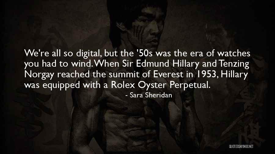 Everest Summit Quotes By Sara Sheridan