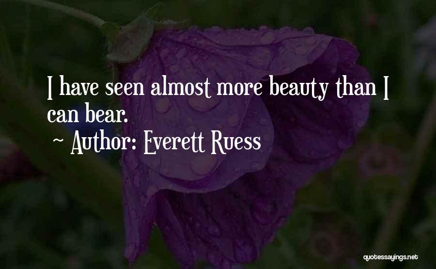 Everett Ruess Quotes 618357