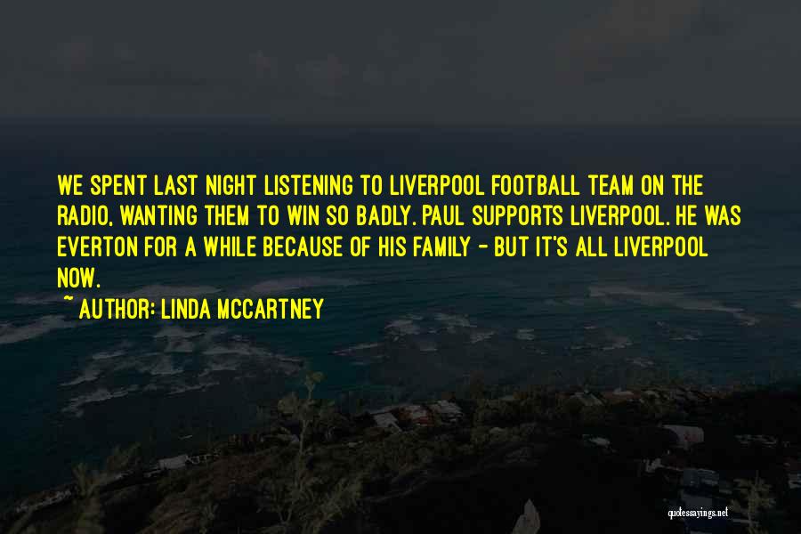 Everton Football Quotes By Linda McCartney