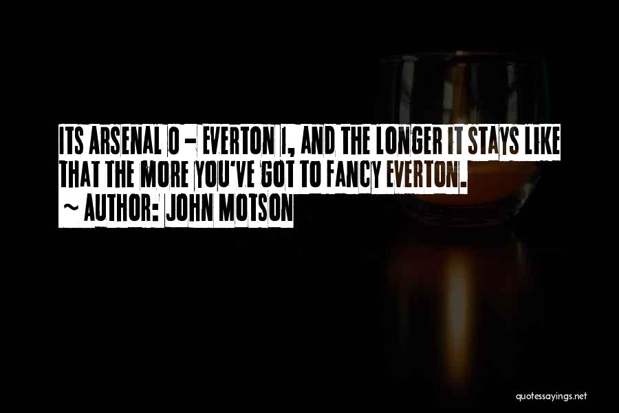 Everton Quotes By John Motson