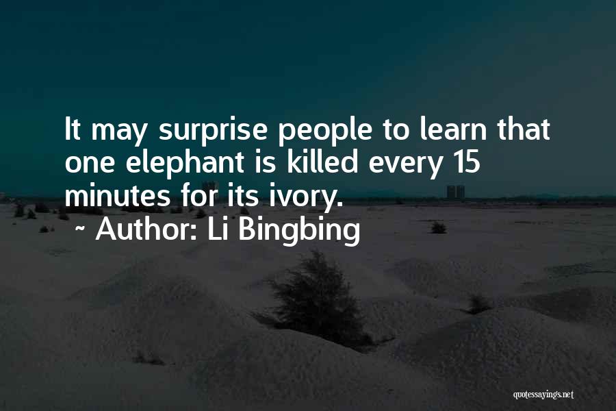 Every 15 Minutes Quotes By Li Bingbing