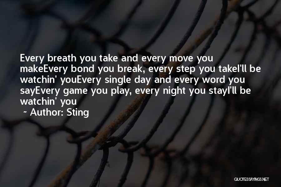 Every Breath You Take Quotes By Sting