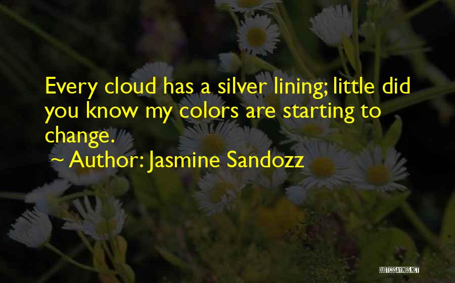 Every Cloud Has A Silver Lining Quotes By Jasmine Sandozz