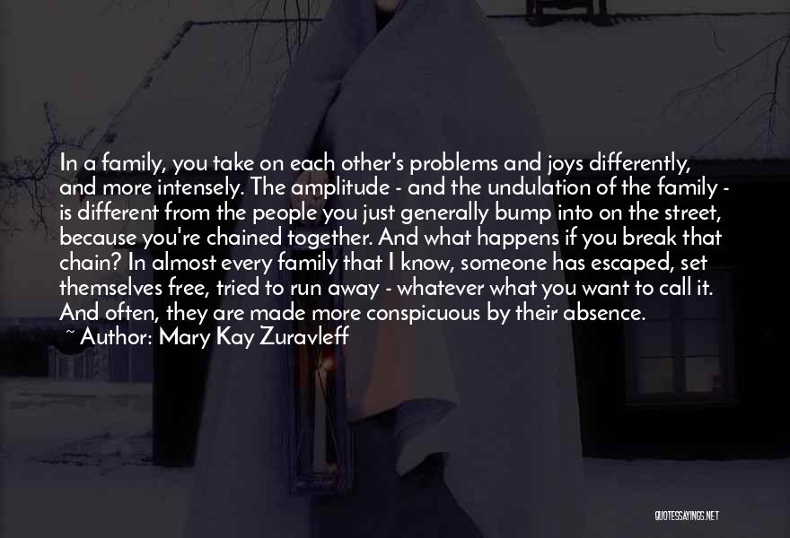 Every Family Has Problems Quotes By Mary Kay Zuravleff