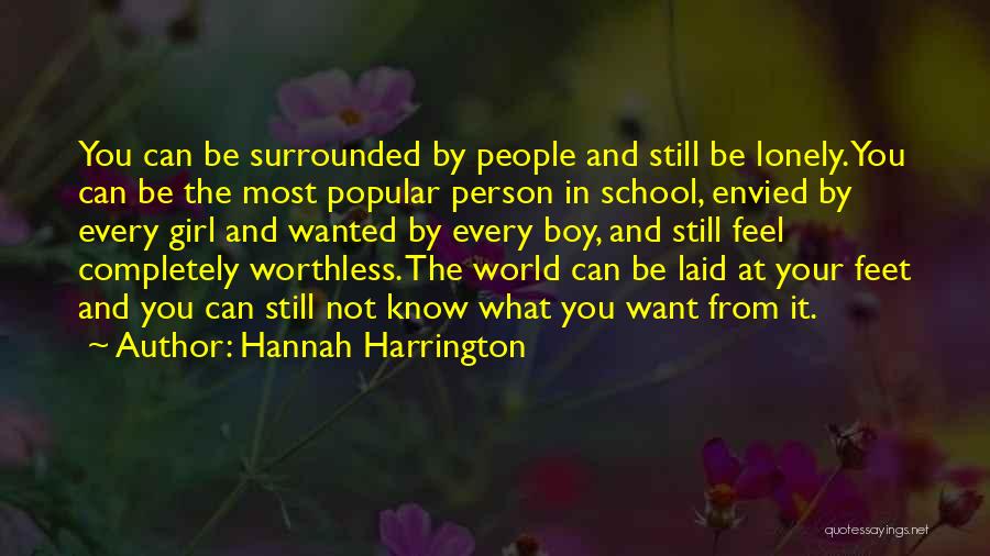 Every Girl Wants A Boy Quotes By Hannah Harrington