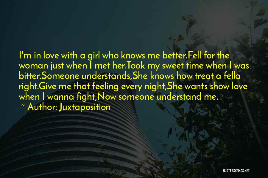 Every Night Love Quotes By Juxtaposition