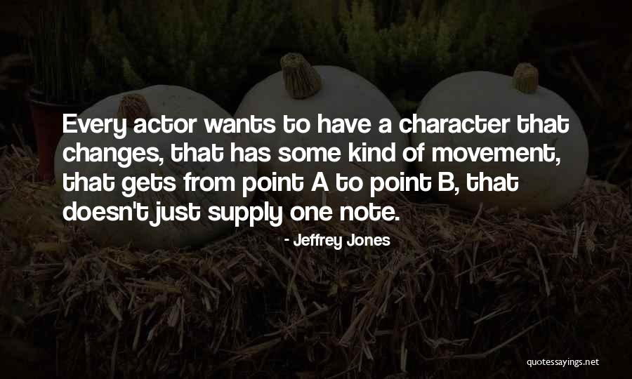 Every One Changes Quotes By Jeffrey Jones