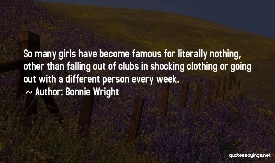 Every Person Different Quotes By Bonnie Wright