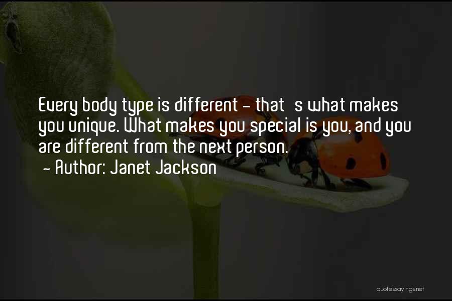 Every Person Different Quotes By Janet Jackson