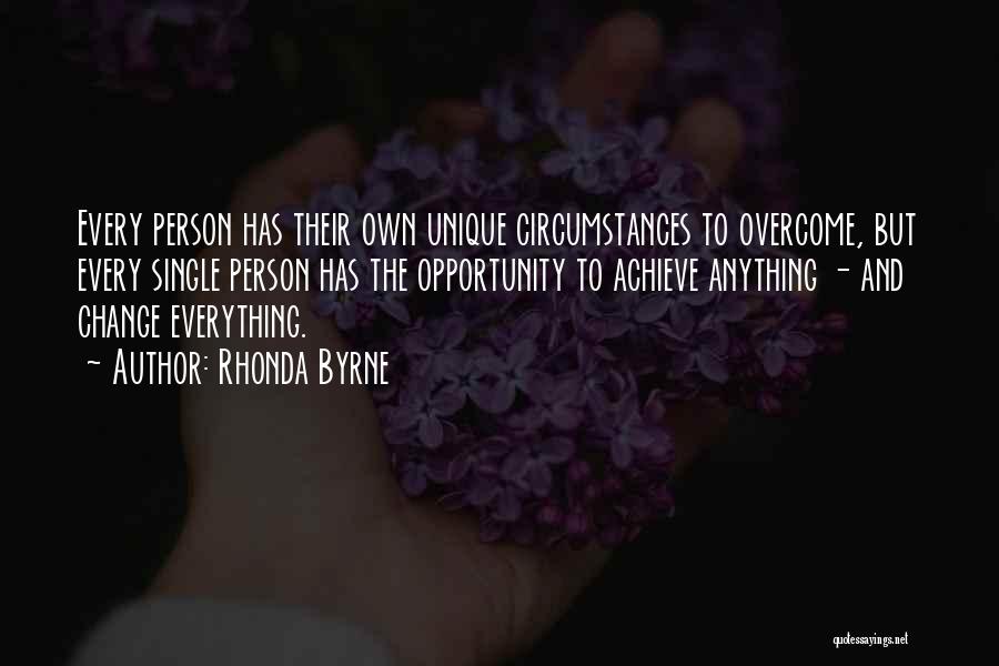 Every Person Unique Quotes By Rhonda Byrne